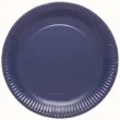 talerzyki papierowe blueberry granatowy amscan 23 cm 8 szt