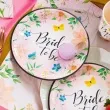 talerzyki papierowe bride to be wieczor panienski rozowy partypal 18 cm 6 szt