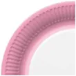 talerzyki papierowe candy rozowe jasne maki 23 cm 8 szt