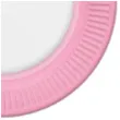 talerzyki papierowe candy rozowe jasne maki 23 cm 8 szt