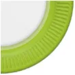 talerzyki papierowe candy zielone jasne maki 23 cm 8 szt