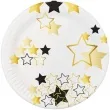 talerzyki papierowe celebrate gwiazdki bialy arpex 18 cm 8 szt