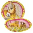 talerzyki papierowe charming horses 22 8 cm 8 szt