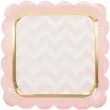 talerzyki papierowe chic pink givi italia 23 cm 8 szt