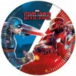 talerzyki papierowe civil war 20 cm 8 szt