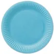 talerzyki papierowe classic blekitne 18 cm 6 szt