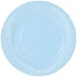 talerzyki papierowe classic blekitne jasne 18 cm 6 szt