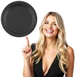 talerzyki papierowe classic czarne godan 23 cm 14 szt