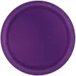 talerzyki papierowe classic fioletowy ciemny unique 23 cm 16 szt