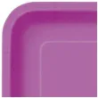 talerzyki papierowe classic kwadratowe fioletowe 23 cm 14 szt