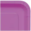 talerzyki papierowe classic kwadratowe fioletowe 23 cm 14 szt