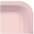talerzyki papierowe classic kwadratowe roz pastelowy paw 23 cm 10 szt
