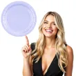 talerzyki papierowe classic lawendowe godan 18 cm 20 szt