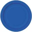 talerzyki papierowe classic niebieski unique 18 cm 8 szt