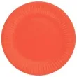 talerzyki papierowe classic okragle godan czerwone 18 cm 6 szt
