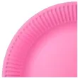 talerzyki papierowe classic rozowe fsopakowania 23 cm 8 szt