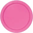 talerzyki papierowe classic rozowy unique 18 cm 20 szt