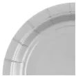 talerzyki papierowe classic srebrne godan 18 cm 20 szt
