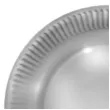 talerzyki papierowe classic srebrne maki 18 cm 8 szt