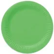 talerzyki papierowe classic zielone 18 cm 6 szt
