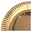 talerzyki papierowe classic zlote fsopakowania 23 cm 8 szt