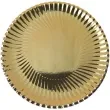talerzyki papierowe classic zlote metaliczne 23 cm 10 szt