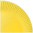 talerzyki papierowe classic zolte fsopakowania 23 cm 8 szt