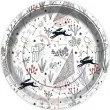 talerzyki papierowe crazy rabbit 23 cm 6 szt
