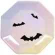 talerzyki papierowe creepy nietoperz folat 23 cm 6 szt