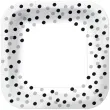talerzyki papierowe czarno srebrne konfetti kwadratowe biale paw 23 x 23 cm 10 szt