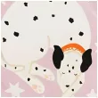 talerzyki papierowe dalmatynczyk rozowy partydeco 18 cm 6 szt