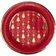 talerzyki papierowe dazzling christmas neviti 23 cm 8 szt