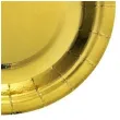 talerzyki papierowe deluxe zloto 6 szt 17 5cm