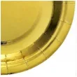 talerzyki papierowe deluxe zloto 6 szt 23cm