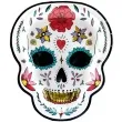 talerzyki papierowe dia de los muertos dzien zmarlych partydeco 23 cm 6 szt