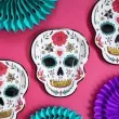 talerzyki papierowe dia de los muertos dzien zmarlych partydeco 23 cm 6 szt