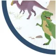 talerzyki papierowe dinozaury amscan 18 cm 8 szt