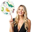 talerzyki papierowe dinozaury partypal 18 cm 6 szt