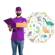 talerzyki papierowe dinozaury partypal 23 cm 6 szt