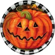 talerzyki papierowe dynia halloween fyasa 23 cm 10 szt