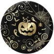 talerzyki papierowe dynia halloween guirca 23 cm 6 szt