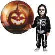 talerzyki papierowe dynia halloween santex 23 cm 10 szt