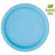 talerzyki papierowe eco classic blekitne unique 23 cm 8 szt