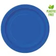 talerzyki papierowe eco classic niebieskie unique 23 cm 8 szt