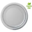 talerzyki papierowe eco classic srebrne unique 23 cm 8 szt