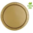 talerzyki papierowe eco classic zloty unique 23 cm 8 szt