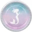 talerzyki papierowe elegant mermaid procos 23 cm 8 szt