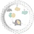 talerzyki papierowe elephant baby procos 23 cm 8 szt