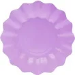 talerzyki papierowe falowane premium lawendowe godan 21 cm 8 szt