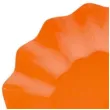 talerzyki papierowe falowane premium pomaranczowe givi italia 24 cm 8 szt